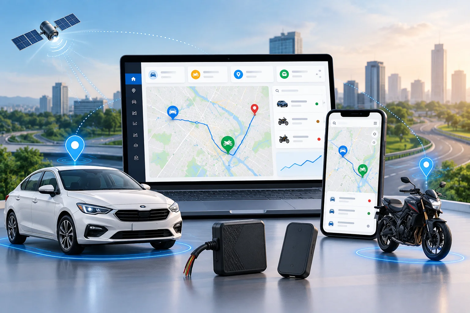 Wheels Tracker Real-Time GPS Tracking for Cars and Bikes